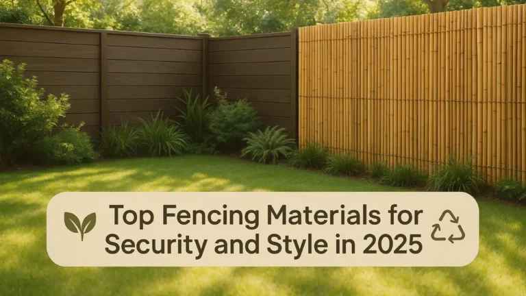 Top Fencing Materials for Security and Style in 2025