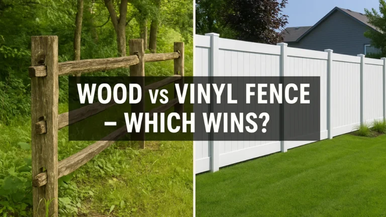 Wood vs. Vinyl Fencing