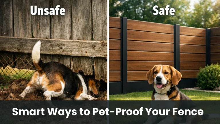 Smart Ways to Pet-Proof Your Fence